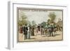 African Donkeys, Jardin D'Acclimation, Paris-null-Framed Giclee Print