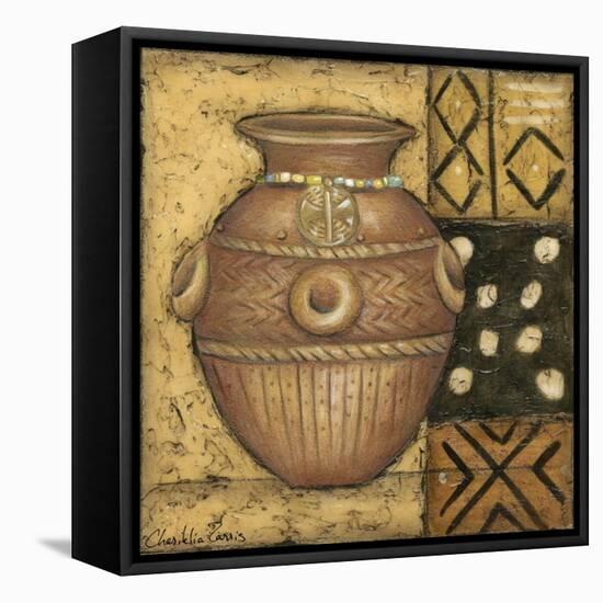 African Earthenware II-Chariklia Zarris-Framed Stretched Canvas