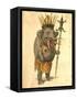 African Elephant 1873 'Missing Links' Parade Costume Design-Charles Briton-Framed Stretched Canvas