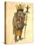 African Elephant 1873 'Missing Links' Parade Costume Design-Charles Briton-Stretched Canvas