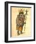 African Elephant 1873 'Missing Links' Parade Costume Design-Charles Briton-Framed Giclee Print