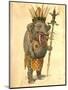 African Elephant 1873 'Missing Links' Parade Costume Design-Charles Briton-Mounted Giclee Print
