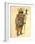 African Elephant 1873 'Missing Links' Parade Costume Design-Charles Briton-Framed Giclee Print