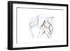 African elephant, 2021 (crayon on paper)-David Mayer-Framed Giclee Print