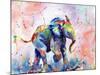 African Elephant Baby-Sarah Stribbling-Mounted Art Print