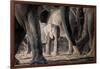 African Elephant Family-Lantern Press-Framed Art Print