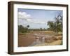 African Elephant Going to the Uaso Nyro River, Samburu National Reserve, Kenya, East Africa, Africa-James Hager-Framed Photographic Print