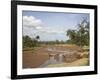 African Elephant Going to the Uaso Nyro River, Samburu National Reserve, Kenya, East Africa, Africa-James Hager-Framed Photographic Print