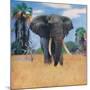 African Elephant in His Native Haunts-Wilhelm Kuhnert-Mounted Giclee Print