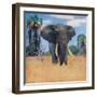 African Elephant in His Native Haunts-Wilhelm Kuhnert-Framed Giclee Print