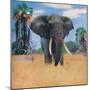 African Elephant in His Native Haunts-Wilhelm Kuhnert-Mounted Giclee Print