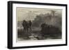 African Elephant-Shooting by Moonlight-null-Framed Giclee Print