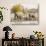 African Elephants and Giraffe at Watering Hole, Namibia-Joe Restuccia III-Photographic Print displayed on a wall