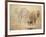 African Elephants and Namaqua Doves-Ian Coleman-Framed Art Print