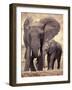 African Elephants, Tarangire National Park, Tanzania-Art Wolfe-Framed Photographic Print