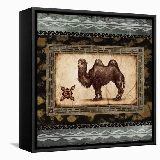 African Expression Square I-Michael Marcon-Framed Stretched Canvas