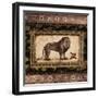 African Expression Square II-Michael Marcon-Framed Art Print