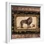 African Expression Square II-Michael Marcon-Framed Art Print