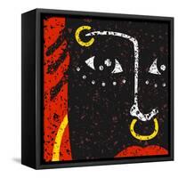 African Face for Thematic Material-JoeBakal-Framed Stretched Canvas
