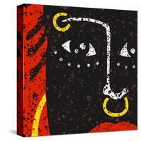 African Face for Thematic Material-JoeBakal-Stretched Canvas