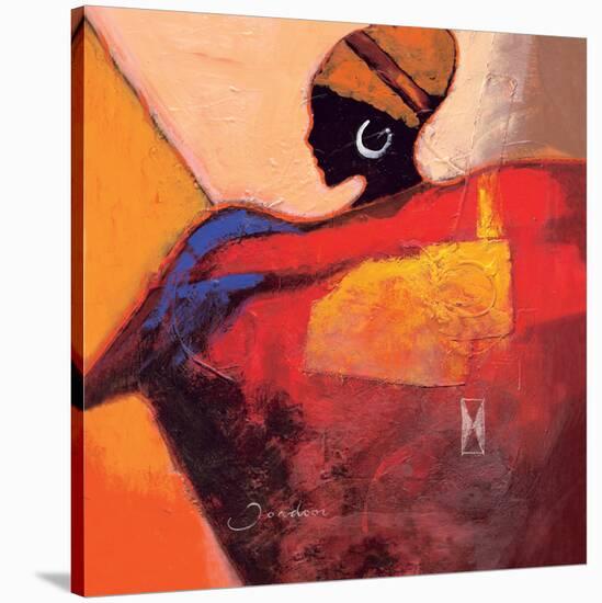 African Fire-Joadoor-Stretched Canvas