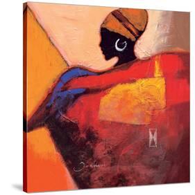 African Fire-Joadoor-Stretched Canvas