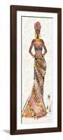 African Flair X No Vase-Anne Tavoletti-Framed Art Print