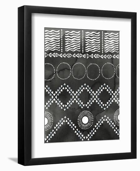 African II Black Version-PI Studio-Framed Art Print