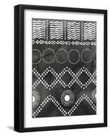 African II Black Version-PI Studio-Framed Art Print