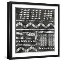 African III Black Version-PI Studio-Framed Art Print