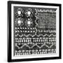 African IV Black Version-PI Studio-Framed Art Print