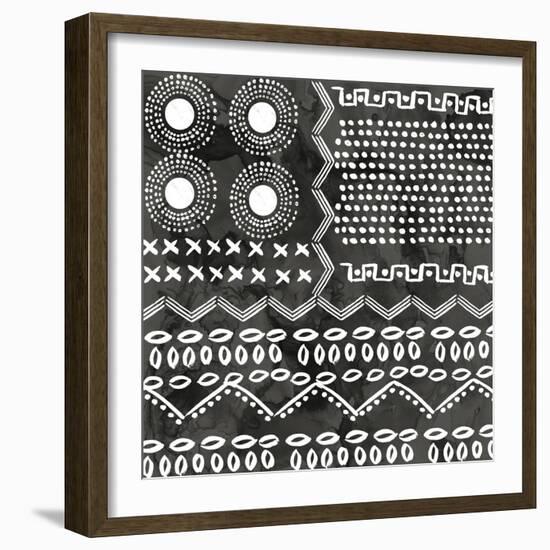 African IV Black Version-PI Studio-Framed Art Print