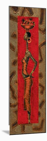 African Lady II-null-Mounted Premium Giclee Print