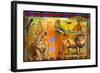 African Lion-Chris Vest-Framed Art Print