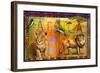 African Lion-Chris Vest-Framed Art Print