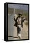 African Man Walks Along Side of Road, Durban, South Africa, 1960-Grey Villet-Framed Stretched Canvas