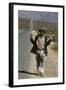 African Man Walks Along Side of Road, Durban, South Africa, 1960-Grey Villet-Framed Photographic Print