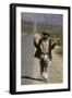 African Man Walks Along Side of Road, Durban, South Africa, 1960-Grey Villet-Framed Photographic Print