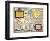 African Map, 1595-Abraham Ortelius-Framed Giclee Print