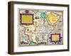 African Map, 1595-Abraham Ortelius-Framed Giclee Print