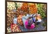 African Market, Assomada, Santiago Island, Cape Verde-Peter Adams-Framed Photographic Print