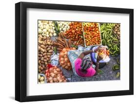 African Market, Assomada, Santiago Island, Cape Verde-Peter Adams-Framed Premium Photographic Print