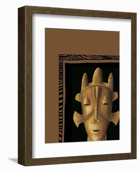 African Mask II-Chariklia Zarris-Framed Art Print