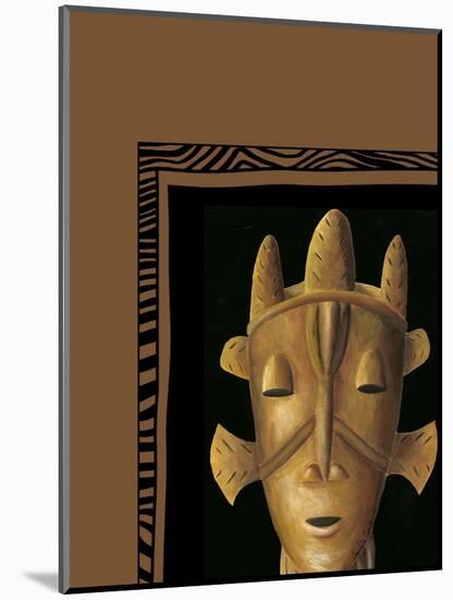 African Mask II-Chariklia Zarris-Mounted Art Print