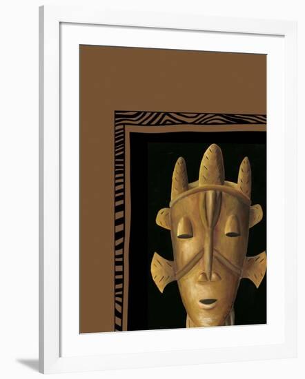 African Mask II-Chariklia Zarris-Framed Art Print