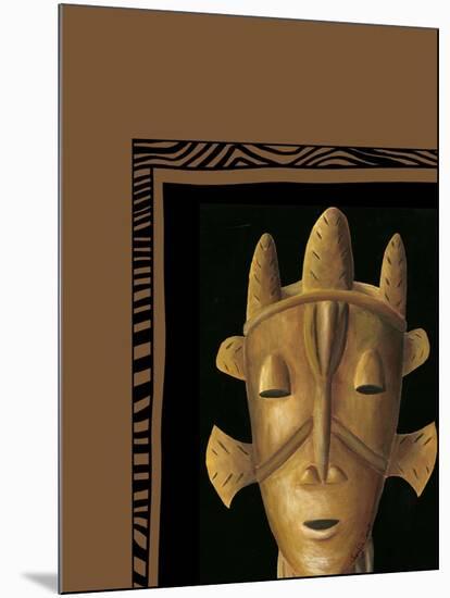 African Mask II-Chariklia Zarris-Mounted Art Print