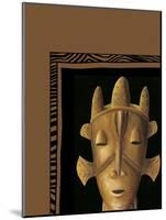 African Mask II-Chariklia Zarris-Mounted Art Print