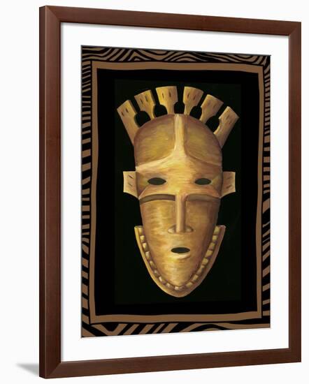 African Mask III-Chariklia Zarris-Framed Art Print
