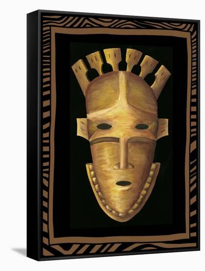 African Mask III-Chariklia Zarris-Framed Stretched Canvas