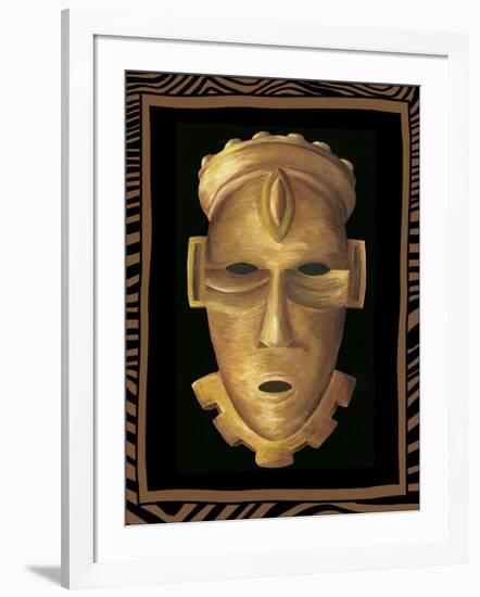 African Mask IV-Chariklia Zarris-Framed Art Print